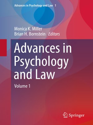 cover image of Advances in Psychology and Law